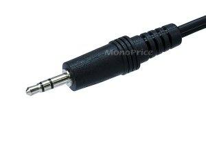 Monoprice 668 Stereo Plugtwo Stereo Jack Cable - 6ft