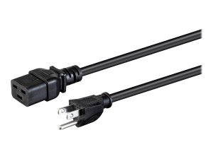 Monoprice 40072 Power Cord - Nema 5-15p To Iec 60320 C19_ 14awg_ 15a18