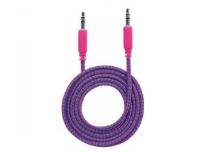 Manhattan 352833 6 Ft Braided Audio Cable