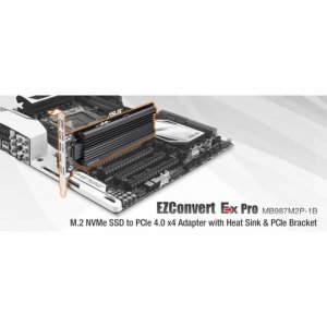 Icy MB987M2P-1B Ac Mb987m2p-1b Ezconvert Ex Pro 1xm.2 Nvme Ssd To Pcie