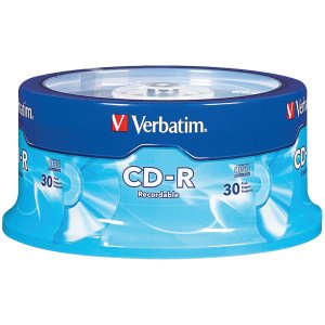 Verbatim 95152 (r)  700mb Cd-rs, 30-ct Spindle