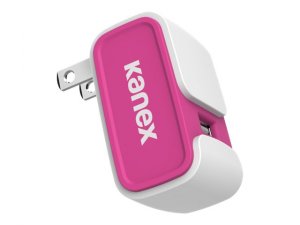 Kanex KWCU24V2PK 2.4amp Wall Charger - Pink