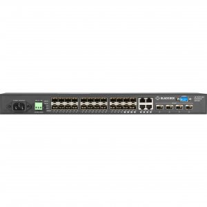 Black LGB5128A-R2 Gigabit Managed Ethernet Sfp Fiber Switch - 28-port