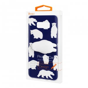 Samsung DTPU11-S8EDGEPB 3d Soft Silicone Polar Bear Case For  Galaxy S