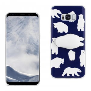 Samsung DTPU11-S8EDGEPB 3d Soft Silicone Polar Bear Case For  Galaxy S