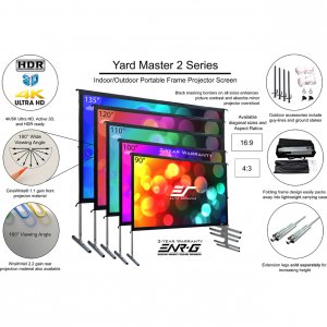 Elitescreens Z-OMS135VR2 135in Diag Yard Master2 Rear