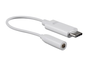 Monoprice 33043 Usb-c Digital To 3.5mm Auxiliary Audio Adapter_ White