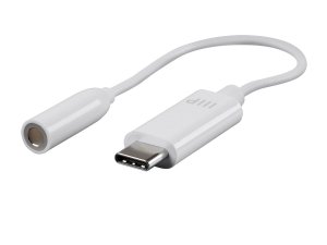 Monoprice 33043 Usb-c Digital To 3.5mm Auxiliary Audio Adapter_ White