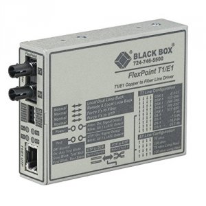 Black MT660A-MM Flexpoint T1e1 To Fiber Line Driver, Mu