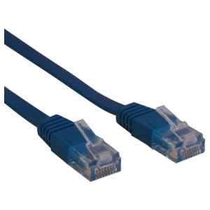 Tripp N201-025-BL-FL 25ft Cat6 Gigabit Snagless Molded Patch Cable Rj4