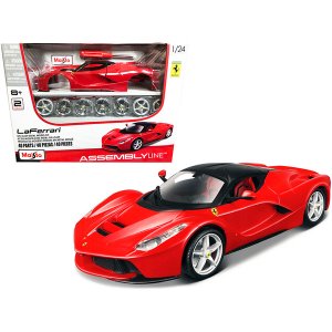 Maisto 39129 Model Kit Ferrari Laferrari Red With Black Top (skill 2) 