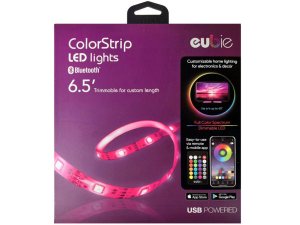 Bulk MA237 Tzumi Eubie Mood 6.5039; Color Led Strip Light With Remote 