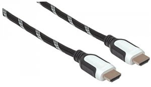 Manhattan 354752 Braided High Speed Hdmi Cable With Ethernet