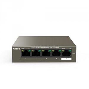 Tenda TEG1105P-4-63W Tenda 5-port Gigabit Desktop Switch With 4 Poe Po