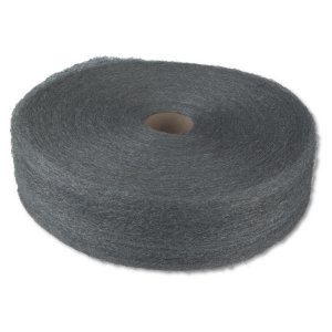 Global 105046 Scrubber,stl Wool,3,6cs