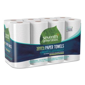 Seventh SEV 13731 100% Recycled Paper Towels - 2 Ply - 11 X 5.40 - 140