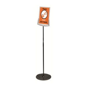 Durable 558957 Stand,sign,infobase,gy