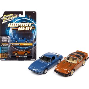 Johnny JLPK014-JLSP169B 1982 Mazda Rx-7 Blue Metallic And 1981 Datsun 