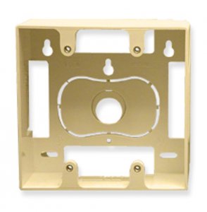 Cablesys IC107MRDIV Mounting Box- 2-gang- Ivory