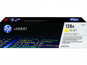 Original Hp CE322A Hp 128a () Toner Cartridge - Single Pack - Laser - 