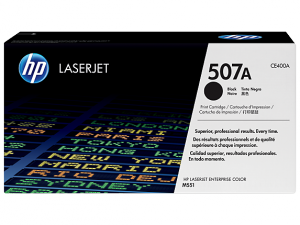 Original Hp CE400A Hp 507a () Toner Cartridge - Single Pack - Laser - 