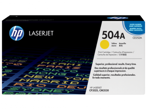 Original Hp CE252A Hp 504a () Toner Cartridge - Single Pack - Laser - 