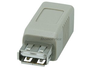 Monoprice 365 Usb 2.0 A Femaleb Female Adaptor