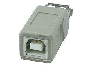 Monoprice 365 Usb 2.0 A Femaleb Female Adaptor