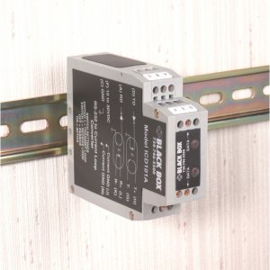 Black ICD101A Rs-232 To Current Loop Din Rail Converte