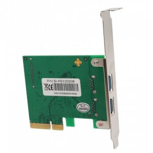 Syba SI-PEX20208 2 Port Usb 3.1 Type A 10gbps Pci-e X4 Card - Si-pex20