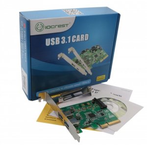 Syba SI-PEX20208 2 Port Usb 3.1 Type A 10gbps Pci-e X4 Card - Si-pex20