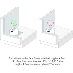 Yale YRCB-490-CB1-WSP Yale Smart Cabinet Lock Wifi