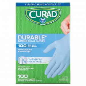 Medline CUR4145R Gloves,nitrile,onesize,be