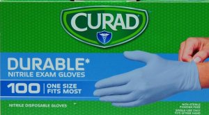 Medline CUR4145R Gloves,nitrile,onesize,be