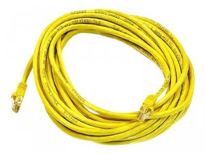 Monoprice 5000 Cat5e   Patch Cable_ 30ft Yellow