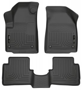 Husky 99021 Liners  Black Front And 2nd Seat Floor Liner 2013-2016 Dod