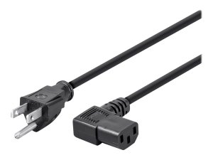 Monoprice 7679 Right Angle Power Cord Cable 3ft