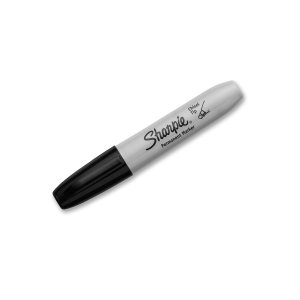 Dymo 38264 Sharpie Chisel 4pk Blk