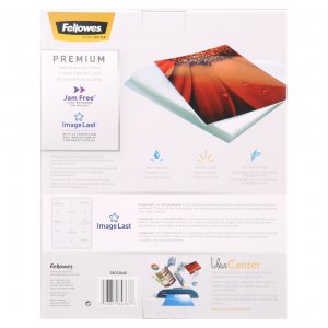 Fellowes 5204007 Glossy Pouches -imagelast, Letter, 5mil, 150 Pack