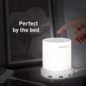 Macally LAMPCHARGE Touch Lamp Charger Usb