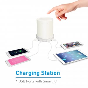 Macally LAMPCHARGE Touch Lamp Charger Usb