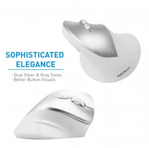 Macally RFERGOPALM Ergonomic Wrls 2.4ghz Rf Mouse