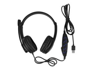 Aluratek AWHU02FB Wired Usb Stereo Headset Wboom