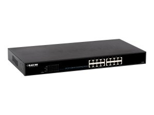 Black LGB416A 16 Port 101001000 Rj-45unmanaged Gigabit Switch