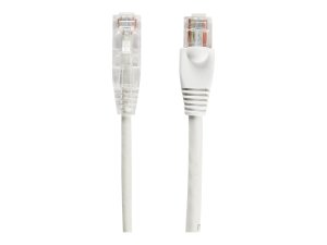 Black C6APC28-WH-20 Slim-net Cat6a 28-awg 500-mhz Ethernet Patch Cable