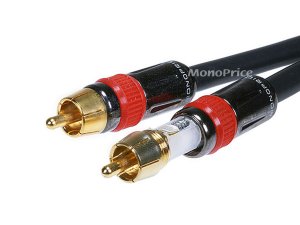 Monoprice 6261 Rca F To 2-rca M Digital Coax 6in