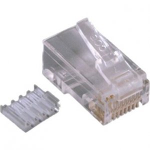 Enet C6SO-CONN-100PK Cat6 Modular Plug For Solid Wire, 50u