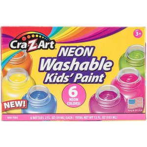 Larose 106466 Paint,neon,wsh,6ct,ast