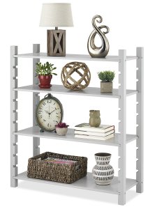 Whitmor DH64248018GRAYBB 4tier Utility Shelving Gray