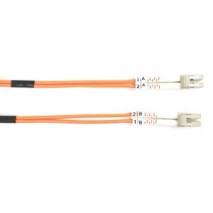 Black FO625-003M-LCLC Fiber Patch Cable 3m Mm 62.5 Lc To Lc